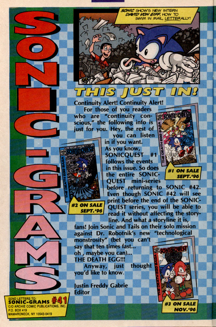 Sonic - Archie Adventure Series December 1996 Page 27